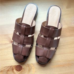 SALE! Madewell The Dixson Fisherman Mule - Apple Butter